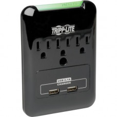 Tripp Lite Surge 3 Outlet 120V USB Charger Tablet Smartphone Ipad Iphone - 3 x NEMA 5-15R, 2 x USB - 1800 VA - 540 J - 120 V AC Input - 5 V DC Output - RoHS, TAA Compliance SK30USB