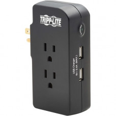 Tripp Lite Safe-IT SK3BUAM 3-Outlet Surge Suppressor/Protector - 3 x NEMA 5-15R, 2 x USB - 1875 VA - 1050 J - 120 V AC Input SK3BUAM