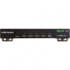 Wyrestorm 1x4 4K HDMI Splitter with HDCP 2.2 - 4096 x 2160 - 600 MHzMaximum Video Bandwidth - 49.20 ft Maximum Operating Distance - HDMI In - HDMI Out - Serial Port SP-0104-H2
