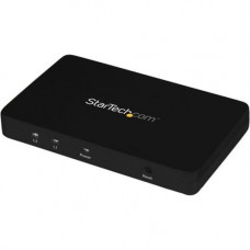 Startech.Com HDMI Splitter 1 In 2 Out - 4k 30Hz - 2 Port - Aluminum - HDMI Multi Port - HDMI Audio Splitter - 30 Hz to 30 Hz - HDMI In - HDMI Out - RoHS, TAA Compliance ST122HD4K