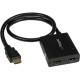 Startech.Com HDMI Splitter 1 In 2 Out - 4k 30Hz - 2 Port - Supports 3D video - Powered HDMI Splitter - HDMI Audio Splitter - 30 Hz to 30 Hz - 3840 &#195;ÃÂÃÂ 2160 - HDMI In - HDMI Out - RoHS, TAA Compliance ST122HD4KU