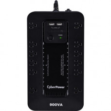 CyberPower ST900U Standby UPS 900VA/500W - Battery Backup - 120 V AC - 2 Minute Stand-by Time - Compact - 12 x NEMA 5-15R ST900U