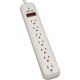 Tripp Lite Surge Protector Power Strip 120V 7 Outlet 6&#39;&#39; Cord 1080 Joule - 7 x NEMA 5-15R - 1800 VA - 1080 J - 120 V AC Input - 120 V AC Output - RoHS, TAA Compliance STRIKER