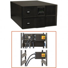 Tripp Lite UPS Smart Online 8000VA 7200W Rackmount 8kVA 208/240V 230V USB DB9 Manual Bypass Hot Swap 6URM - 8000VA/6400W - 6 Minute Full Load SU8000RT3UHW