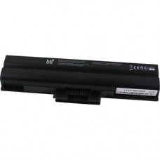 Battery Technology BTI Laptop Battery for Sony VAIO VGN-SR190EBJ - For Notebook - Battery Rechargeable - Proprietary Battery Size - 10.8 V DC - 4400 mAh - Lithium Ion (Li-Ion) - TAA, WEEE Compliance SY-BPS13