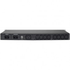 Eaton eATS 8-Outlets PDU - NEMA L5-20P - 8 x NEMA 5-20R - 120 V AC - 1U - Horizontal - Rack Mount - Rack-mountable - TAA Compliance T2235-A2-3758