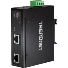 Trendnet Hardened Industrial 90W Gigabit 4PPoE Injector - 1 Gigabit Ethernet Input Port(s) - 1 Gigabit 4PPoE Output Port(s) - 90 W - DIN Rail/Wall Mountable TI-IG90