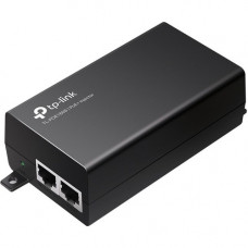 TP-Link PoE+ Injector - 120 V AC, 230 V AC Input - 1 10/100/1000Base-T Input Port(s) - 1 10/100/1000Base-T Output Port(s) - 30 W - Black TL-POE160S