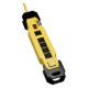 Tripp Lite Safety Power Strip 120V 5-15R 6 Outlet 9&#39;&#39; Cord GFCI Plug OSHA - NEMA 5-15P - 6 NEMA 5-15R - 9ft Input TLM609GF