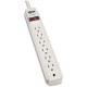 Tripp Lite Surge Protector Power Strip 6 Outlet 15&#39;&#39; Cord 790 Joules - 6 x NEMA 5-15R - 1875 VA - 790 J - 120 V AC Input - 120 V AC Output - RoHS, TAA Compliance TLP615