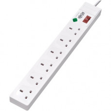 Tripp Lite 6-Outlet Surge Suppressor/Protector - 6 x BS 1363/A - 250 J - 230 V AC Input TLP6B18