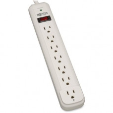 Tripp Lite Surge Protector Power Strip 120V 7 Outlet 12&#39;&#39; Cord 1080 Joule - 7 x NEMA 5-15R - 1800 VA - 1080 J - 120 V AC Input - 120 V AC Output - TAA Compliance TLP712