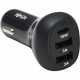 Tripp Lite Auto Adapter - 12 V DC Input - 5 V DC/3 A, 9 V DC, 12 V DC Output - Black U280-C03-36W-1B