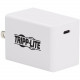 Tripp Lite 60W Compact USB-C Wall Charger - GaN Technology, USB-C Power Delivery 3.0 - 120 V AC, 230 V AC Input - 5 V DC/3 A, 9 V DC, 15 V DC, 20 V DC Output U280-W01-60C1-G