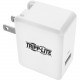 Tripp Lite U280-W01-QC3-1 AC Adapter - 18 W Output Power - 120 V AC, 230 V AC Input Voltage - 3.6 V DC, 6.5 V DC, 9 V DC, 12 V DC, 5 V DC, 6 V DC Output Voltage - 3 A Output Current - USB - TAA Compliance U280-W01-QC3-1