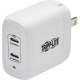 Tripp Lite AC Adapter - 120 V AC, 230 V AC Input - 5 V/3 A, 9 V, 12 V Output - White U280-W02-40C2-G