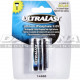 Dantona Industries Ultralast Battery - Battery Rechargeable - AA - 3.2 V DC - 600 mAh - Lithium Iron Phosphate (LiFePO4) - 2 / Pack UL14500SL-2P