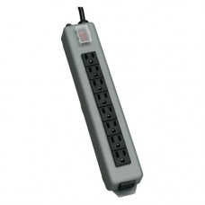 Tripp Lite Waber Power Strip 120V 5-15R 9 Outlet Metal 15&#39;&#39; Cord 5-15P - NEMA 5-15P - 9 NEMA 5-15R - 15ft Input - TAA Compliance UL17CB-15