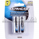 Dantona Industries Ultralast Battery - Battery Rechargeable - A - 3.2 V DC - 800 mAh - Lithium Iron Phosphate (LiFePO4) - 2 / Pack UL18500SL-2P