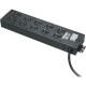 Tripp Lite Waber Power Strip 120V 5-15R 10 Outlet Metal 15&#39;&#39; Cord 5-15P - NEMA 5-15P - 10 NEMA 5-15R - 15ft - TAA Compliance UL800CB-15