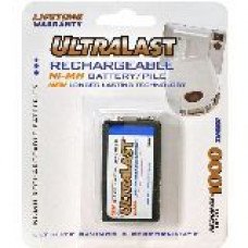 Dantona Industries NABC UltraLast UL9V Nickel-Metal Hydride General Purpose Battery - Nickel-Metal Hydride (NiMH) - 9V DC UL9V