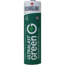 Dantona Industries UltraLast Green ULGHP4AA General Purpose Battery - AA - Nickel-Metal Hydride (NiMH) - 2400mAh - 1.2V DC ULGHP4AA