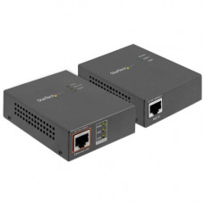 Startech.Com 1-Port PoE Injector & Splitter Kit - 60 W PoE Over 100 m (330ft) - IEEE 802.3af/at/bt Compatible - 10/100/1000Mbps - 24 V DC Output - 1 10/100/1000Base-T Input Port(s) - 1 PoE, 1 10/100/1000Base-T Output Port(s) - 60 W - Black UPOESPLT1G