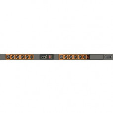 Vertiv Co Geist MUR3EGM0-12P027-2C20A9A00-S 12-Outlets PDU - Monitored - IEC 60320 C20 - 10 x U-Lock IEC 60320 C13, 2 x U-Lock IEC 60320 C19 - 120 V AC, 230 V AC - Network (RJ-45) - 0U - Vertical - Rack Mount - Rack-mountable - TAA Compliance UR30004L