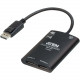 ATEN 2-Port True 4K DisplayPort MST Hub - 3840 &#195;ÃÂÃÂ 2160 - DisplayPort - USB - Metal, Aluminum VS92DP