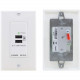 Kramer Active Wall Plate - USB Charger - 5 V DC Input - 5 V DC Output - Input connectors: USB WP-2UC