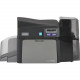 Hid Global Fargo DTC4250e Single Sided Desktop Dye Sublimation/Thermal Transfer Printer - Color - Card Print - Ethernet - USB - LCD Yes - 6 Second Mono - 24 Second Color - 300 dpi - 2.13" Label Width - 3.37" Label Length - TAA Compliance 052200