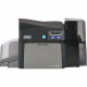 Hid Global Fargo DTC4250e Desktop Dye Sublimation/Thermal Transfer Printer - Color - Card Print - Ethernet - USB - LCD Yes - 6 Second Mono - 24 Second Color - 300 dpi - 2.13" Label Width - 3.37" Label Length - TAA Compliance 052310