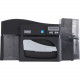 Hid Global Fargo DTC4500E Desktop Dye Sublimation/Thermal Transfer Printer - Color - Card Print - Ethernet - USB - Black, Gray - LCD Yes - 2.11" Print Width - 6 Second Mono - 16 Second Color - 300 dpi - TAA Compliance 055110