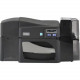 Hid Global Fargo DTC4500E Double Sided Desktop Dye Sublimation/Thermal Transfer Printer - Color - Card Print - Ethernet - USB - LCD Yes - 2.11" Print Width - 6 Second Mono - 16 Second Color - 300 dpi - TAA Compliance 055406