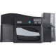 Hid Global Fargo DTC4500E Double Sided Desktop Dye Sublimation/Thermal Transfer Printer - Monochrome - Card Print - Ethernet - USB - LCD Yes - 2.11" Print Width - 6 Second Mono - 16 Second Color - 300 dpi - ENERGY STAR Compliance 055416