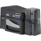 Hid Global Fargo DTC4500E Double Sided Desktop Dye Sublimation/Thermal Transfer Printer - Monochrome - Card Print - Ethernet - USB - 2.11" Print Width - 6 Second Mono - 16 Second Color - 300 dpi - TAA Compliance 055526