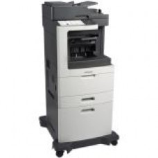 Lexmark MX811 MX811DXPE Laser Multifunction Printer - Monochrome - Copier/Fax/Printer/Scanner - 63 ppm Mono Print - 1200 x 1200 dpi Print - Automatic Duplex Print - Upto 300000 Pages Monthly - 2750 sheets Input - 600 dpi Optical Scan - Color Fax - Gigabit