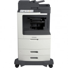 Lexmark MX810 MX810DXFE Laser Multifunction Printer - Monochrome - Copier/Fax/Printer/Scanner - 55 ppm Mono Print - 1200 x 1200 dpi Print - Automatic Duplex Print - Upto 300000 Pages Monthly - 2750 sheets Input - Color Scanner - 600 dpi Optical Scan - Mon