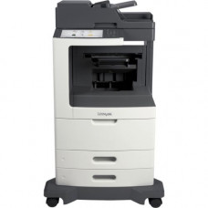 Lexmark MX812 MX812DFE Laser Multifunction Printer - Monochrome - Copier/Fax/Printer/Scanner - 70 ppm Mono Print - 1200 x 1200 dpi Print - Automatic Duplex Print - Upto 300000 Pages Monthly - 1200 sheets Input - Color Scanner - 600 dpi Optical Scan - Mono