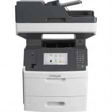 Lexmark MX710 MX710DHE Laser Multifunction Printer - Monochrome - Copier/Fax/Printer/Scanner - 63 ppm Mono Print - 1200 x 1200 dpi Print - Automatic Duplex Print - Upto 25000 Pages Monthly - 650 sheets Input - Color Scanner - 600 dpi Optical Scan - Monoch