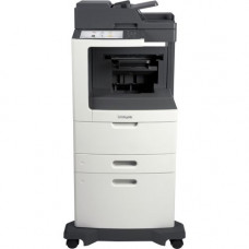 Lexmark MX811 MX811DXE Laser Multifunction Printer - Monochrome - Copier/Fax/Printer/Scanner - 63 ppm Mono Print - 1200 x 1200 dpi Print - Automatic Duplex Print - Upto 35000 Pages Monthly - 2750 sheets Input - Color Scanner - 600 dpi Optical Scan - Monoc