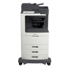 Lexmark MX810 MX810DTFE Laser Multifunction Printer - Monochrome - Copier/Fax/Printer/Scanner - 55 ppm Mono Print - 1200 x 1200 dpi Print - Automatic Duplex Print - Upto 300000 Pages Monthly - 1750 sheets Input - Color Scanner - 600 dpi Optical Scan - Mon