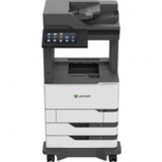 Lexmark MX820 MX826ade Laser Multifunction Printer - Monochrome - Copier/Fax/Printer/Scanner - 70 ppm Mono Print - 1200 x 1200 dpi Print - Automatic Duplex Print - Upto 350000 Pages Monthly - 1200 sheets Input - Color Flatbed Scanner - 600 dpi Optical Sca