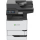 Lexmark MX720 MX722adhe Laser Multifunction Printer - Monochrome - Copier/Fax/Printer/Scanner - 70 ppm Mono Print - 1200 x 1200 dpi Print - Automatic Duplex Print - Upto 350000 Pages Monthly - 650 sheets Input - Color Scanner - 600 dpi Optical Scan - Mono