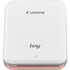 Canon IVY Zero Ink Printer - Color - Photo Print - Portable - Rose Gold - 50 Second Photo - 313 x 400 dpi - Bluetooth - USB 3204C001