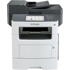 Lexmark MX611 MX611DE Laser Multifunction Printer - Monochrome - Copier/Fax/Printer/Scanner - 50 ppm Mono Print - 1200 x 1200 dpi Print - Automatic Duplex Print - Upto 150000 Pages Monthly - 650 sheets Input - Color Scanner - 1200 dpi Optical Scan - Monoc