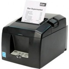 Star Micronics TSP654IICLOUDPRNT-24 SK GRY US Desktop Direct Thermal Printer - Monochrome - Receipt Print - Ethernet - USB - 3.15" Print Width - 11.81 in/s Mono - 203 dpi - 3.15" Label Width - TAA Compliance 37967780