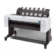 HP Designjet T1600 PostScript Inkjet Large Format Printer - 36" Print Width - Color - Printer - 5 Color(s) - 19.3 Second Color Speed - 2400 x 1200 dpi - 128 GB - USB - Ethernet - Bond Paper, Coated Paper, Heavyweight Coated Paper, Super Heavyweight P