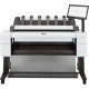HP Designjet T2600 PostScript Inkjet Large Format Printer - 36" Print Width - Color - Printer, Scanner, Copier - 6 Color(s) - 19.3 Second Color Speed - 2400 x 1200 dpi - Ethernet - Sheetfed Color Scan - Sheetfed Color Copy - Bond Paper, Coated Paper,