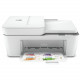 HP DeskJet Plus 4155 Wireless Inkjet Multifunction Printer-Color-Copier/Scanner-8.5 ppm Mono/5.5 ppm Color Print-4800x1200 Print-Manual Duplex Print-1000 Pages Monthly-60 sheets Input-Color Scanner-Wireless LAN- Smart App-Apple AirPrint-Mopria - Copier/Pr